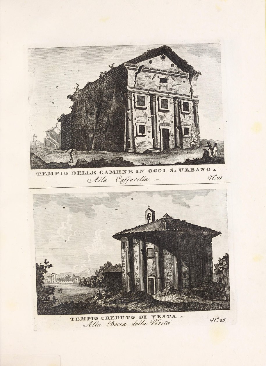 Illustration aus dem Buch Vedute antiche e moderne le più interessanti della città di Roma von unbekanntem Autor, veröffentlicht von Presso Venanzio Monaldini, Stefano Piale in Piazza di Spagna (Italien, ca. 1820) von Unbekannt