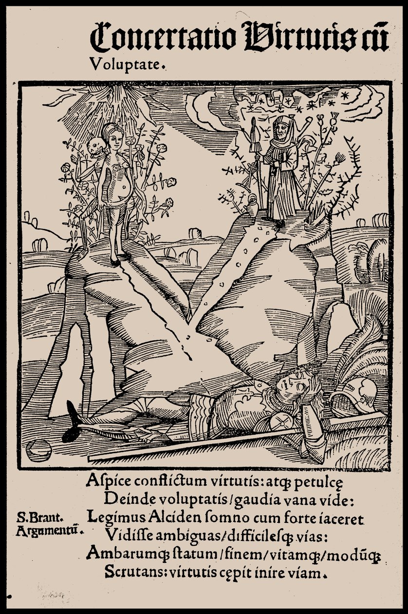 Illustration zum Buch Narrenschiff von Sebastian Brant, 1497 von Unbekannt