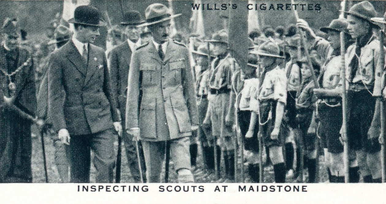 Inspektion von Pfadfindern in Maidstone, 1929 1937 von Unbekannt