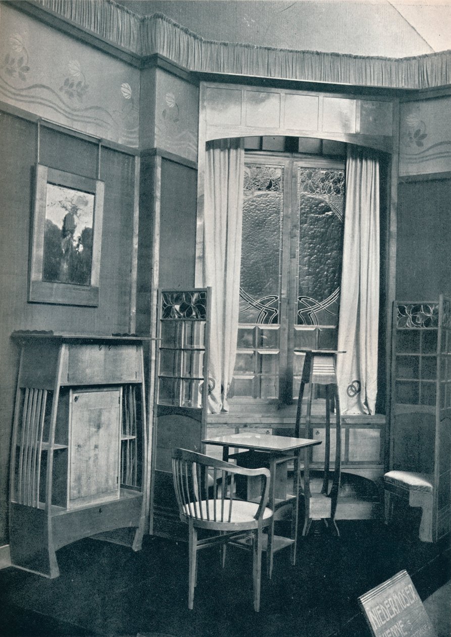 Innenraum. Dekoriert von M. Niedermoser, ca. 1900 von Unbekannt