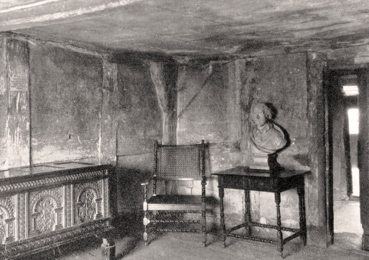 Innenraum von Shakespeares Haus, Stratford-upon-Avon, Warwickshire, England, 1924-1926 von Unbekannt