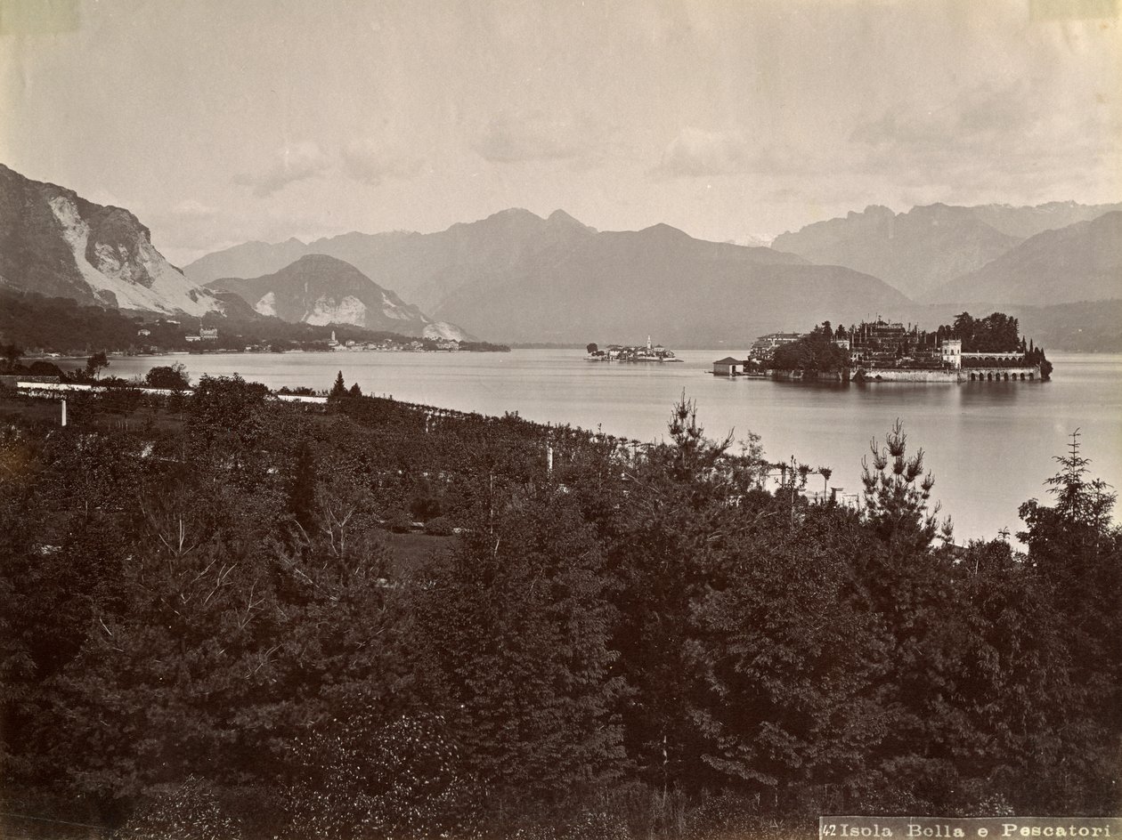 Isola dei Pescatori, Lago Maggiore, Italien, 1890 von Unbekannt