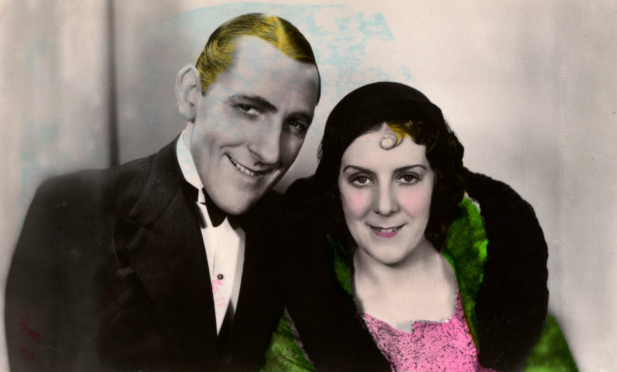 Jack Hulbert und seine Frau Cicely Courtneidge, englische Schauspieler von Unbekannt