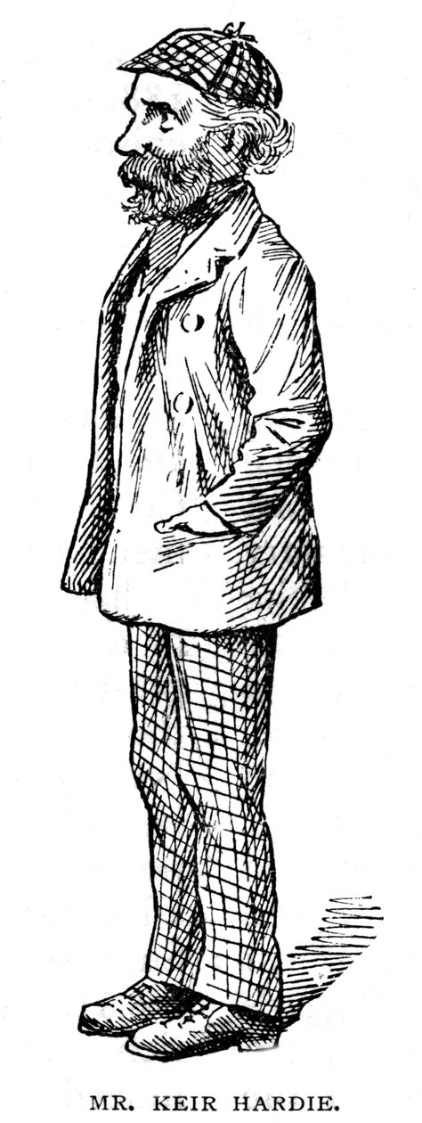 James Keir Hardie, schottisch-britischer Gewerkschafter und Labour-Politiker, 1903 von Unbekannt