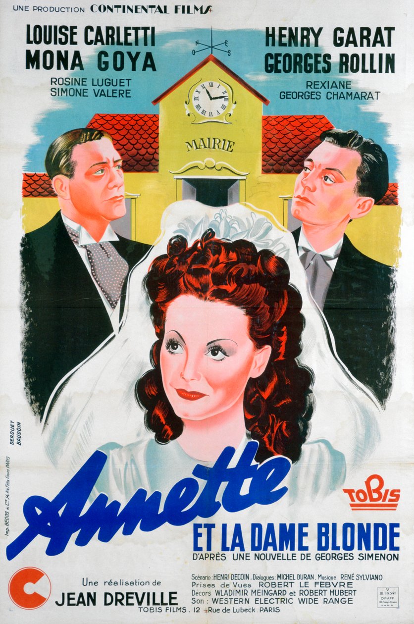 Jean Drevilles Annette und die Blonde Frau von Unbekannt