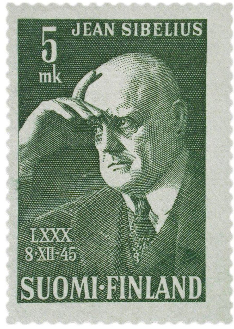 Jean Sibelius Briefmarke von Unbekannt