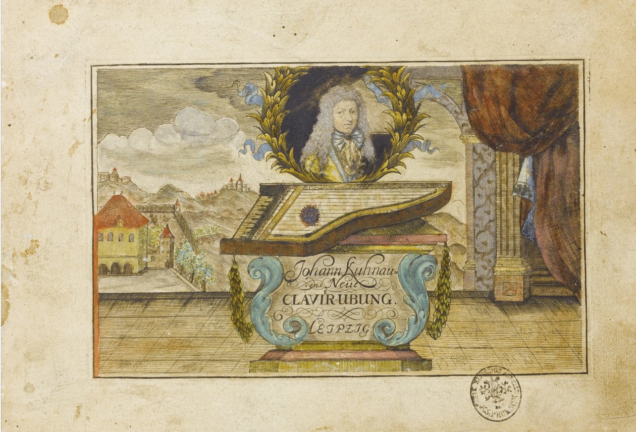 Johann Kuhnau Neue Clavier-Uebung, 1689 von Unbekannt