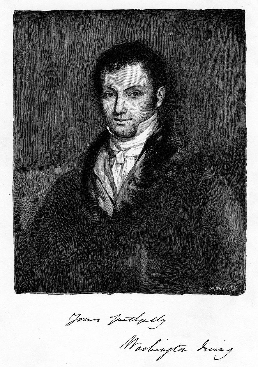 John Byrom, englischer Schriftsteller und Dichter des 18. Jahrhunderts, geboren in Manchester, 1821 von Unbekannt