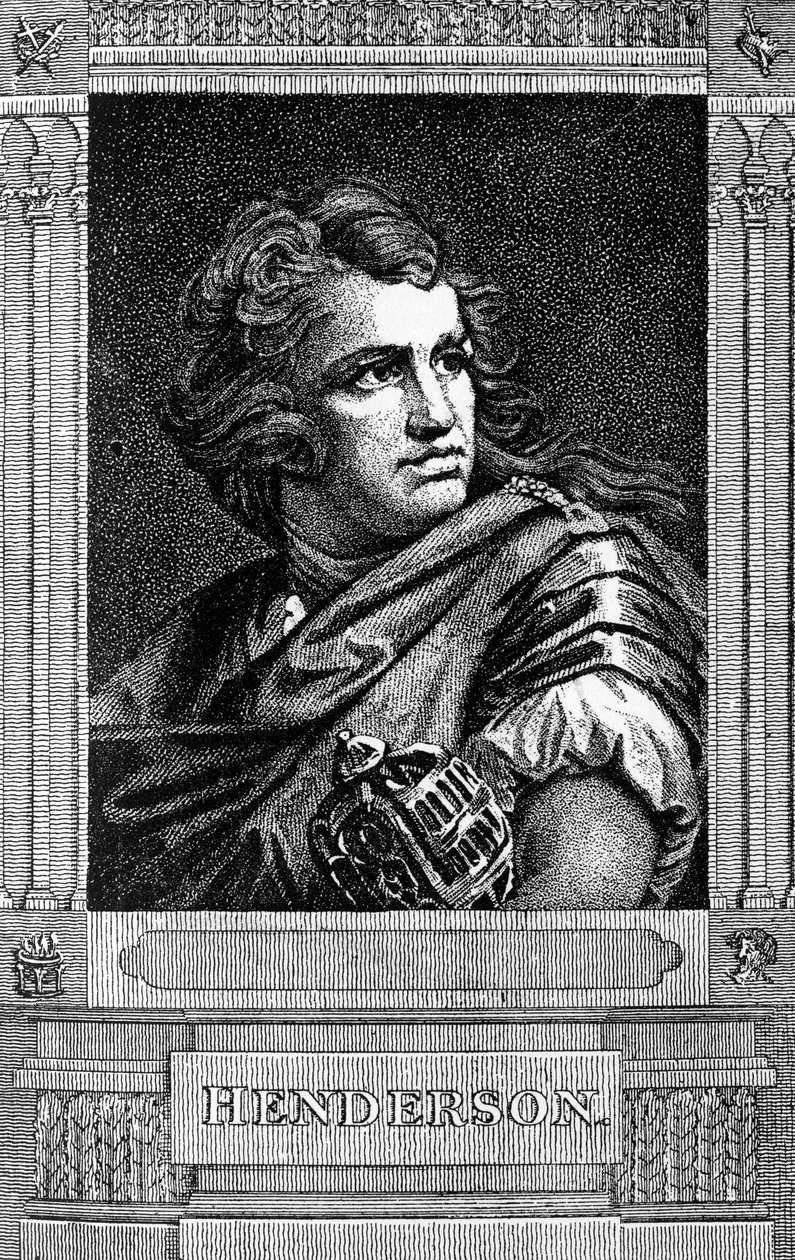 John Henderson, britischer Schauspieler des 18. Jahrhunderts, 1886 von Unbekannt