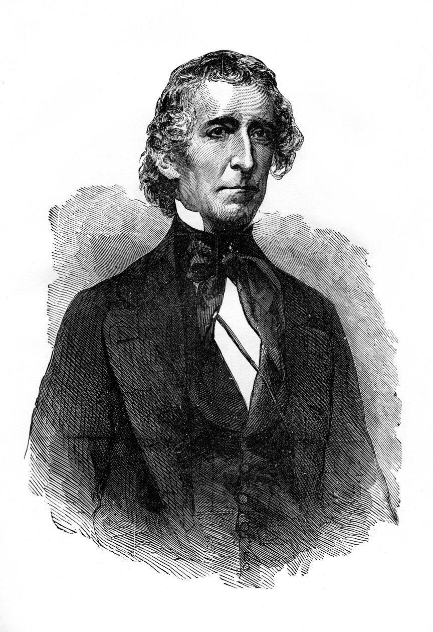 John Tyler, zehnter Präsident der Vereinigten Staaten (1872) von Unbekannt