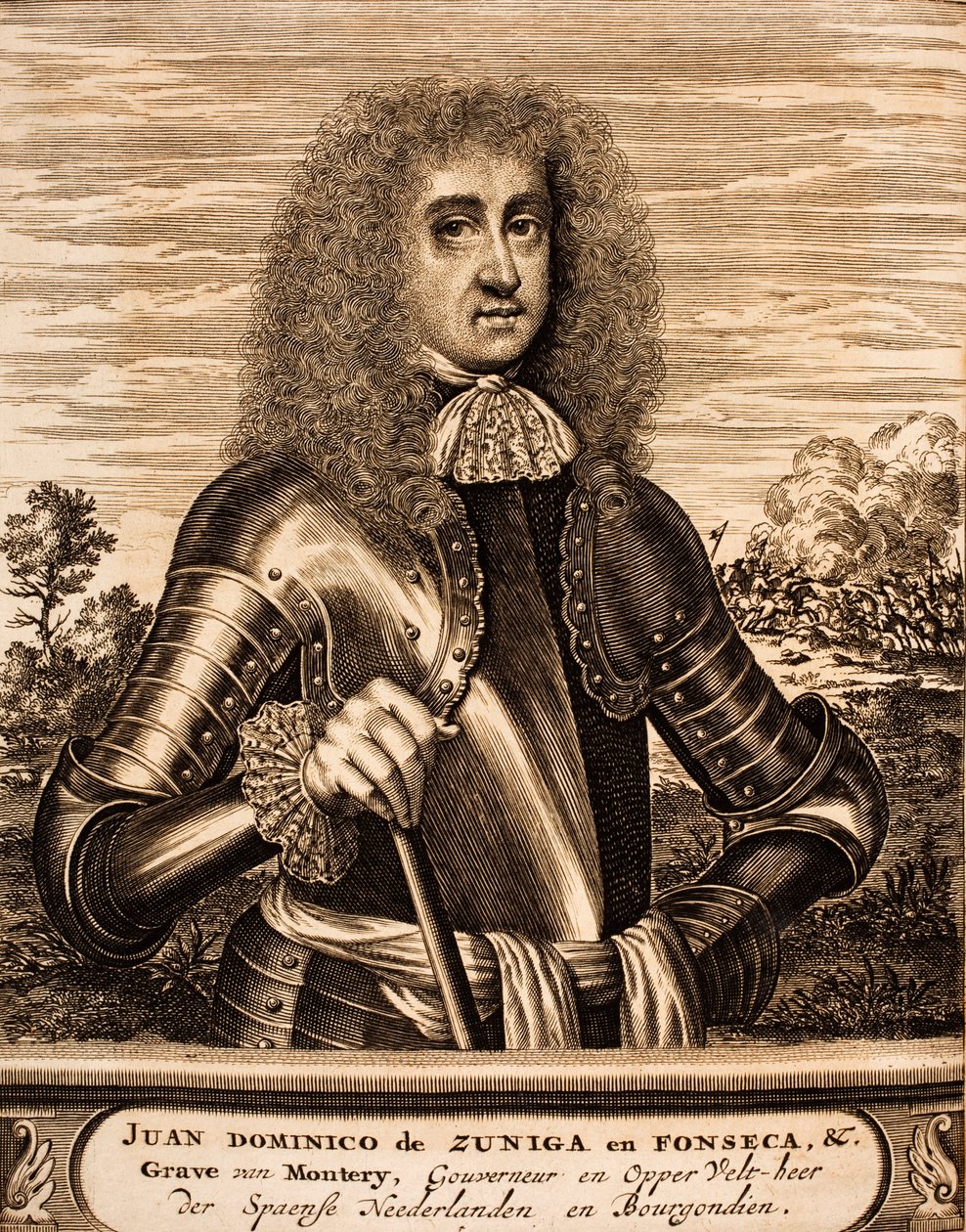 Juan Domingo de Zúñiga y Fonseca, Conde de Monterrey, 1675 von Unbekannt