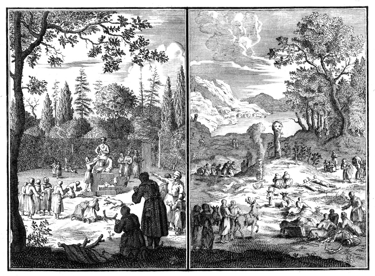 Jumala, Wirku-Accha. Eine Gottheit Lapplands, 1727-1738 von Unbekannt