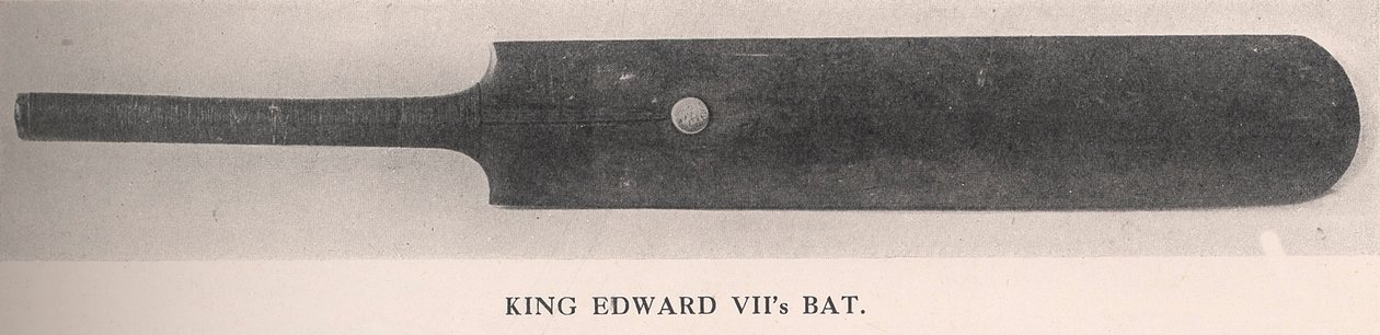 Kricket-Schläger von König Edward VII, 1912 von Unbekannt