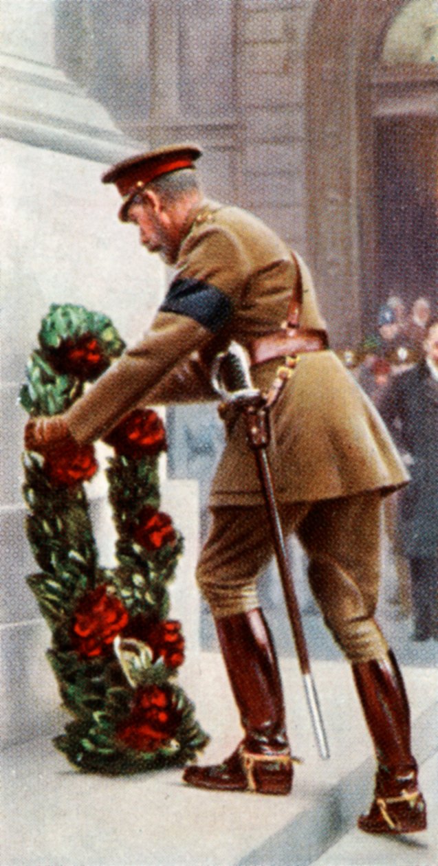 König Georg V. am Kenotaph, 11. November 1920, um 1935 von Unbekannt