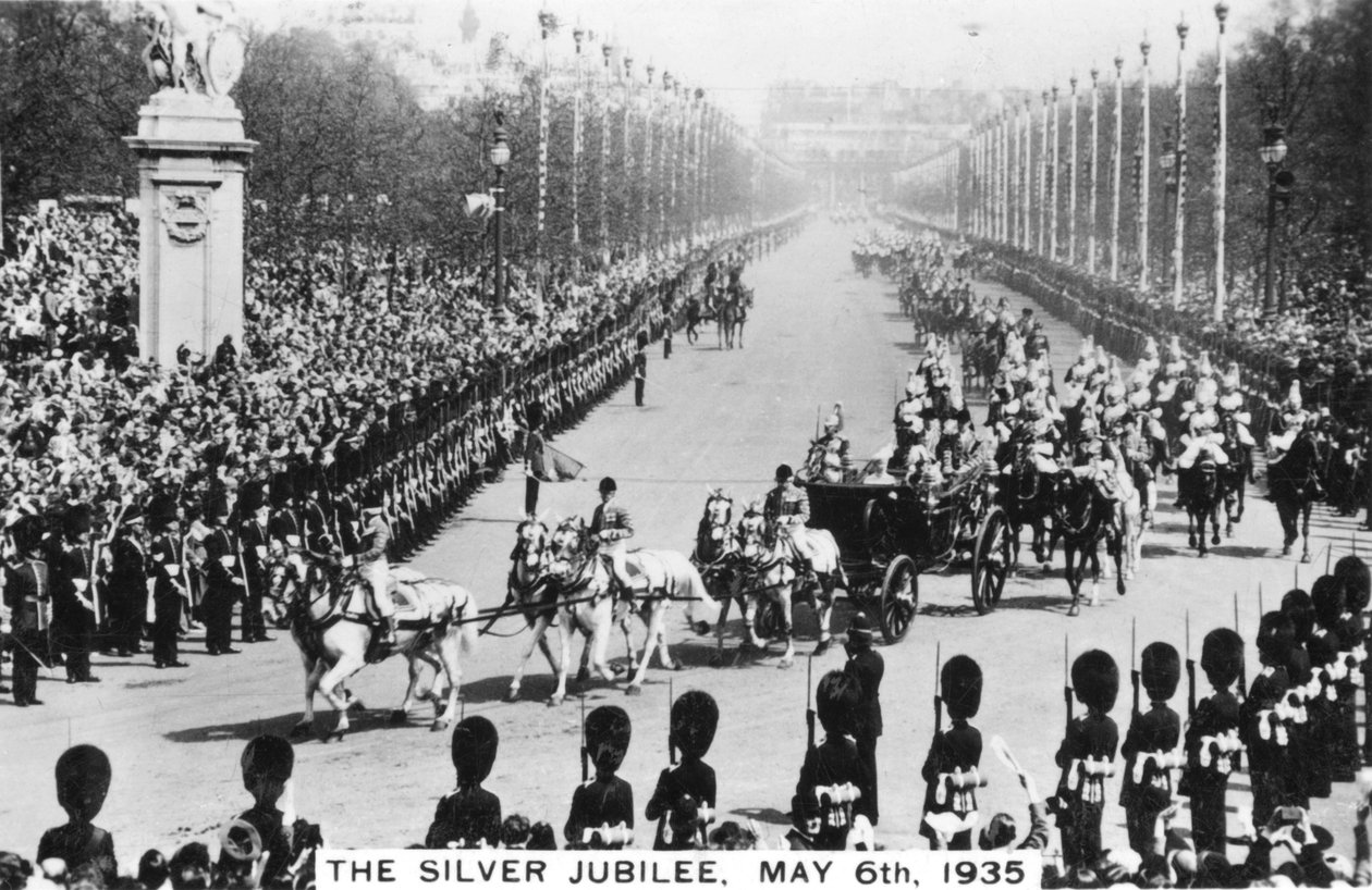 Silbernes Jubiläum von König George V., London, 6. Mai 1935 von Unbekannt
