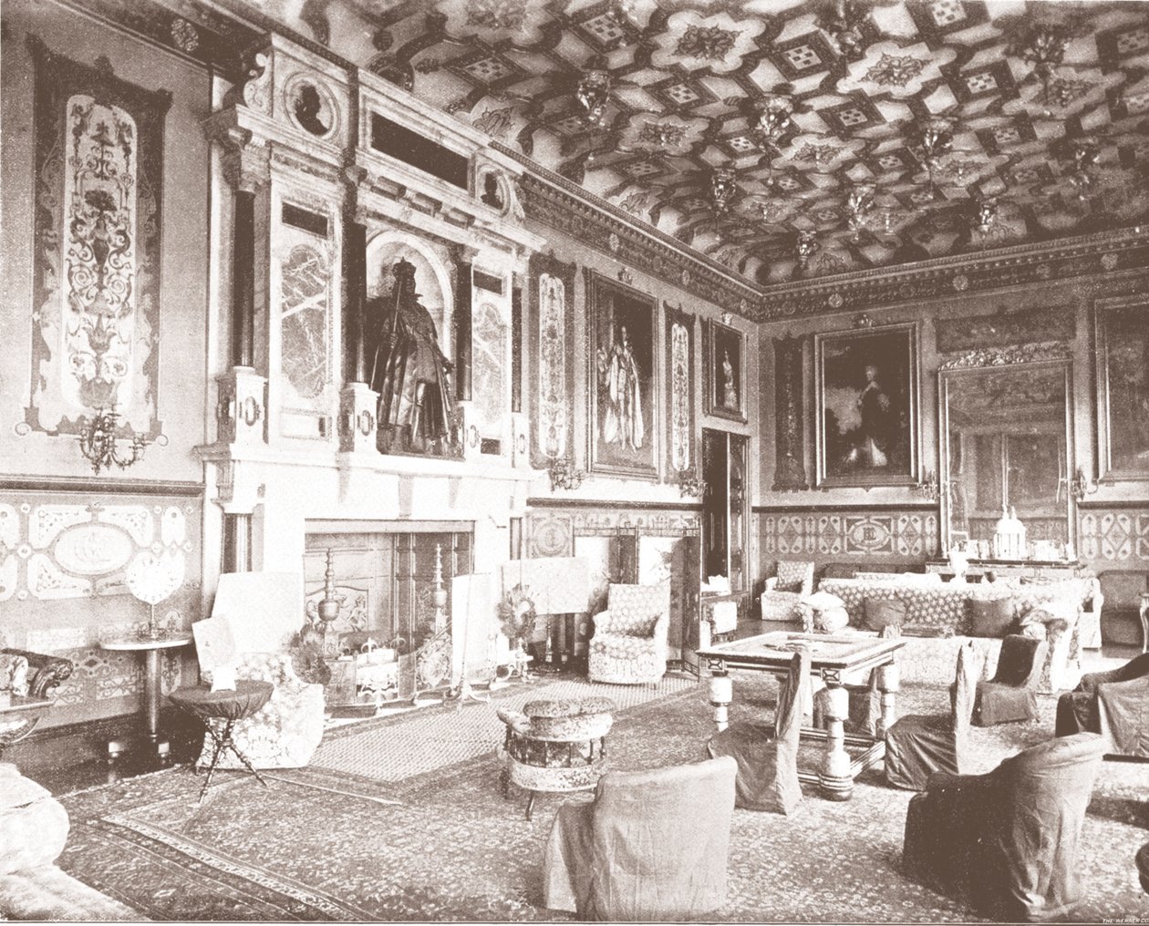 King James Zimmer, Hatfield House, Hatfield, Hertfordshire, 1894 von Unbekannt