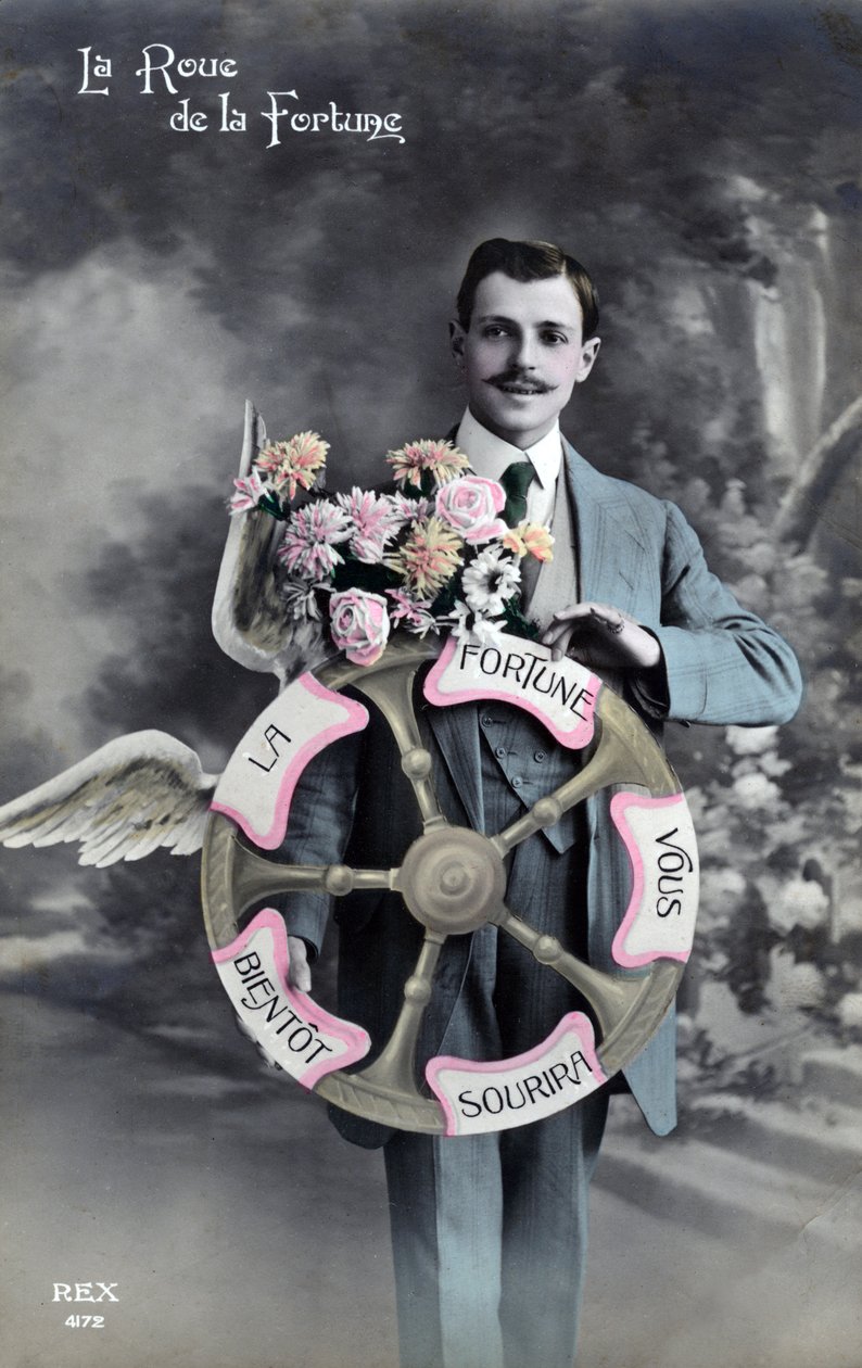 La Roue de la Fortune, das Rad des Schicksals, 1906 von Unbekannt