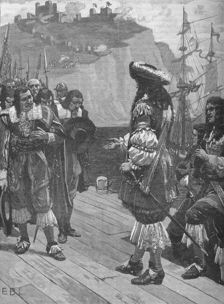 Landung von König Karl II. in Dover von Unbekannt