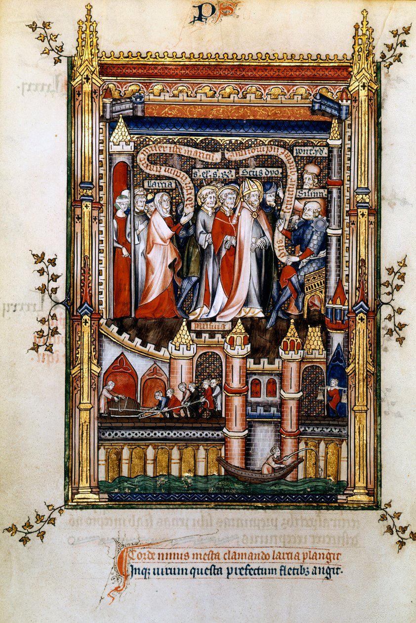 Larcia beschuldigt St. Denis, 1317 von Unbekannt