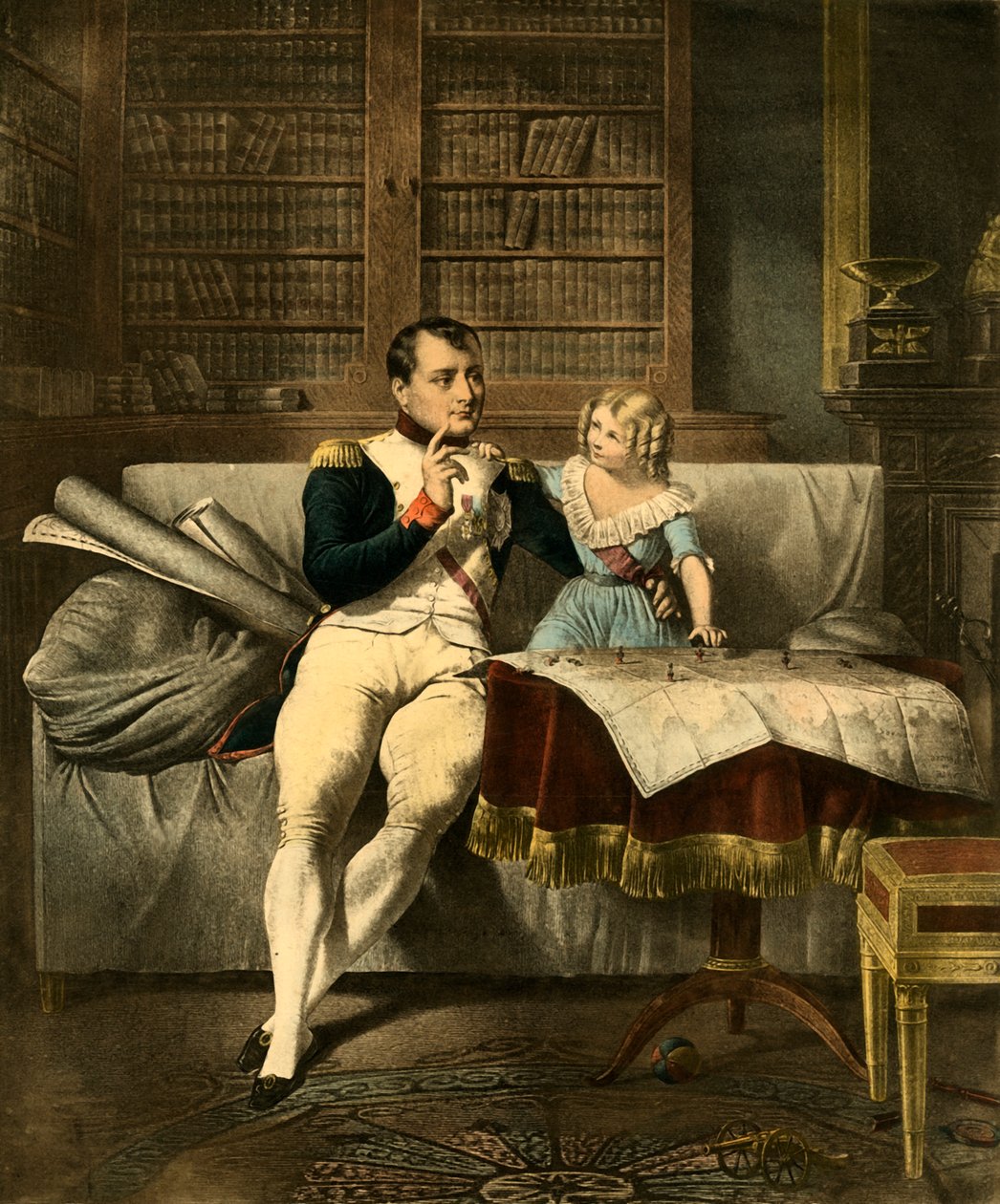 Das Kabinett Napoleons, 19. Jahrhundert, 1921 von Unbekannt