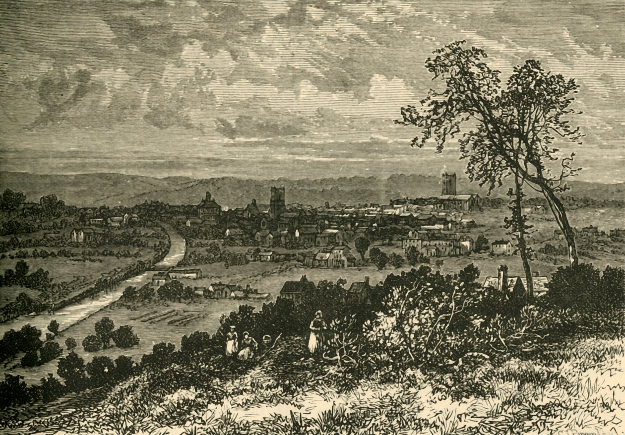 Leeds im frühen 18. Jahrhundert, 1898 von Unbekannt