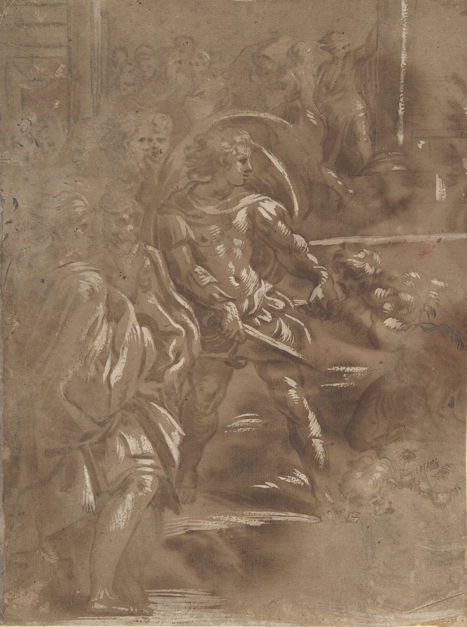 Linkes Drittel eines Martyriums von St. Peter und St. Paul, 1508-ca. 1550 von Unbekannt
