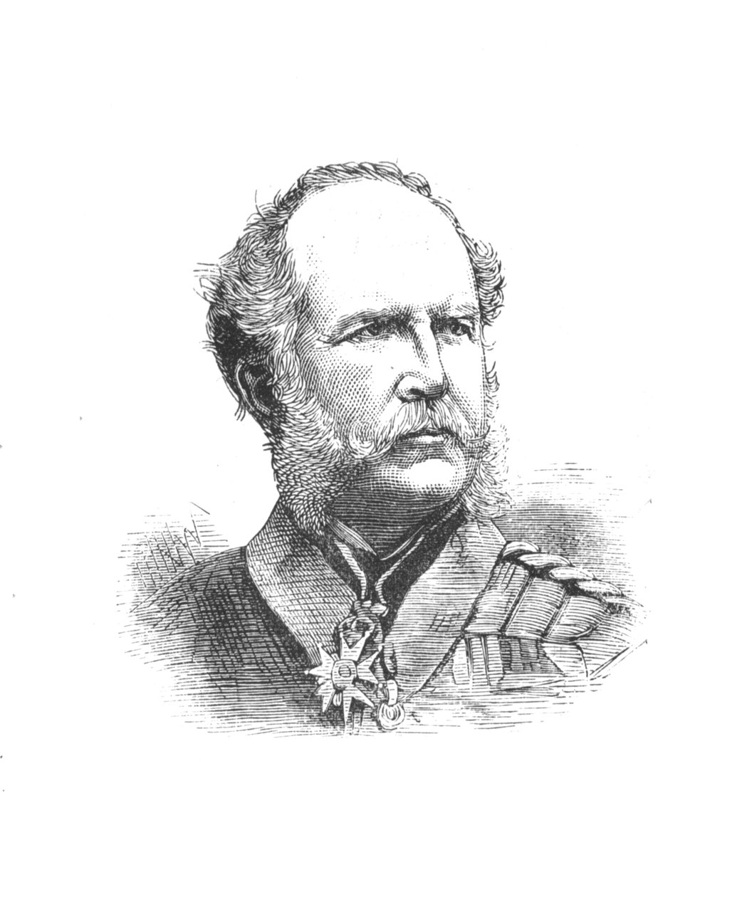 Lieut.-Gen, Sir John Adye, Stabschef, um 1882-1885 von Unbekannt