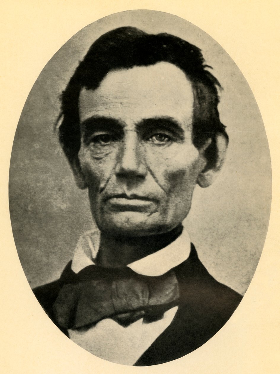 Lincoln, 1858, 1930 von Unbekannt