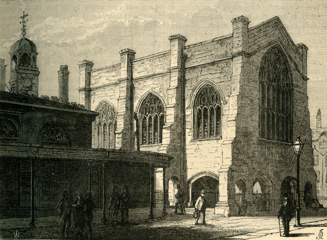 Lincolns Inn Chapel, 1881 von Unbekannt: Kunstdruck kaufen