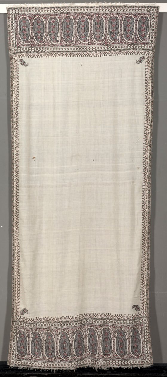 Langer Schal, um 1815 von Unbekannt