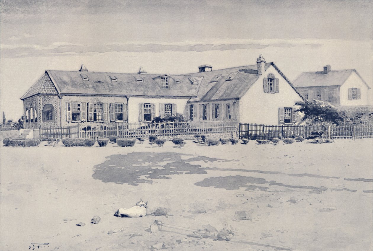 Longwood, Napoleons Residenz auf St. Helena, 1896 von Unbekannt