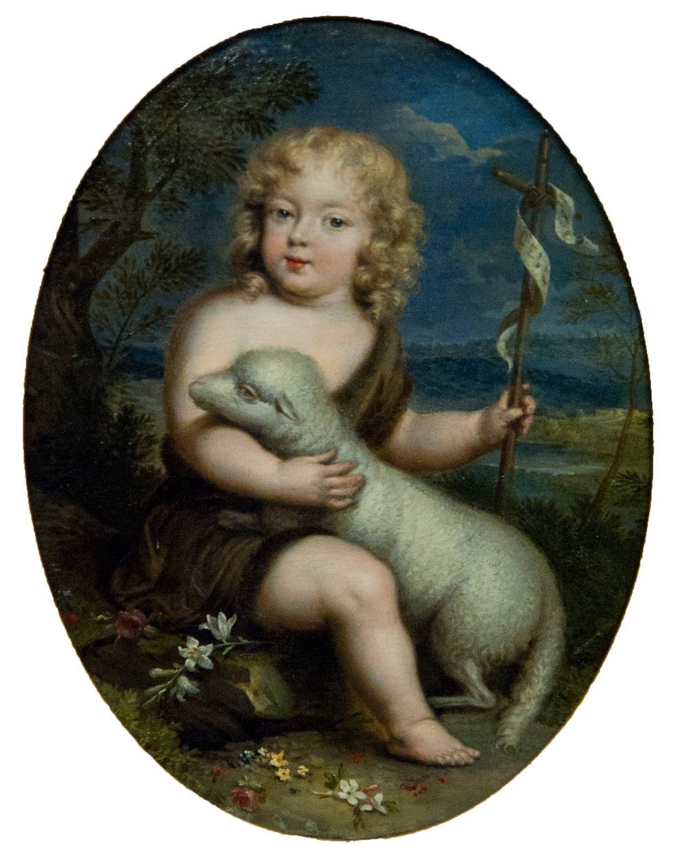 Louis Alexandre de Bourbon, Graf von Toulouse 1678-1737 als Johannes der Täufer, ca. 1680 von Unbekannt