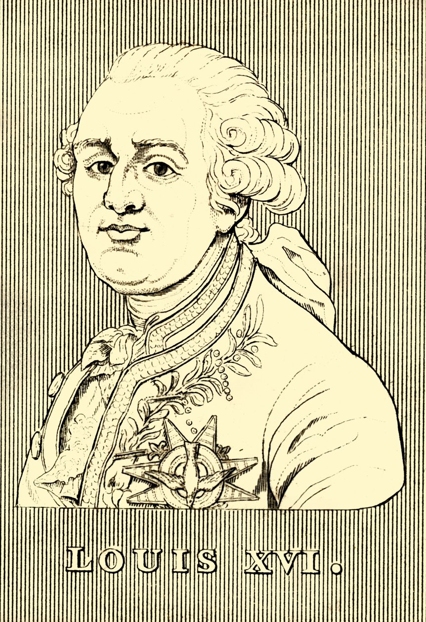 Ludwig XVI., 1754-1793 von Unbekannt
