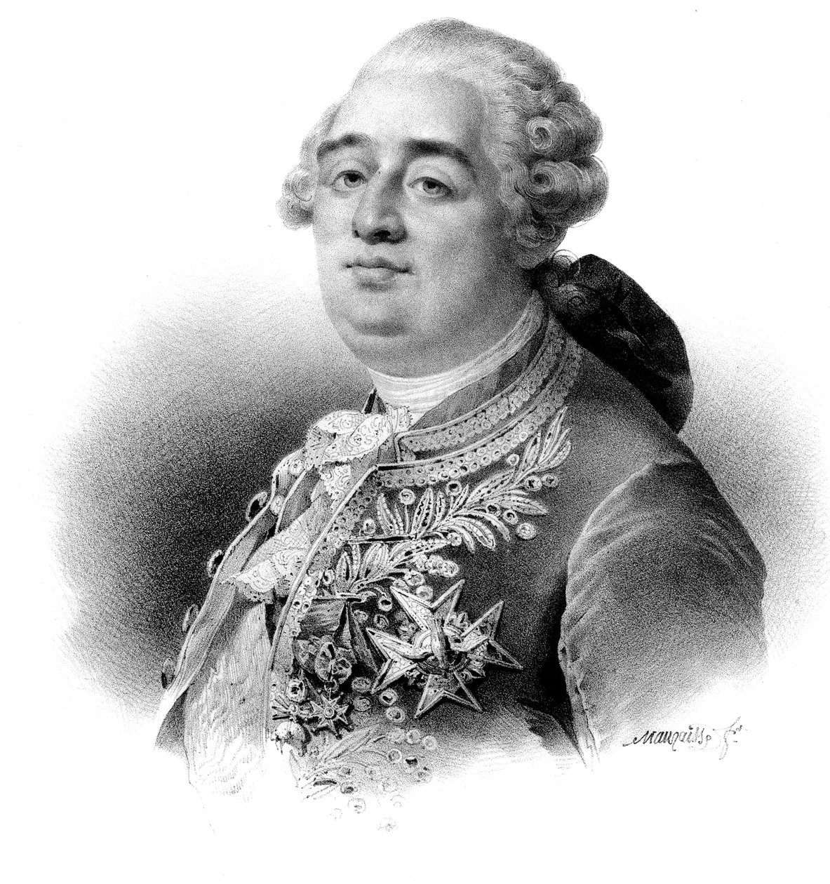 Ludwig XVI., König von Frankreich von Unbekannt
