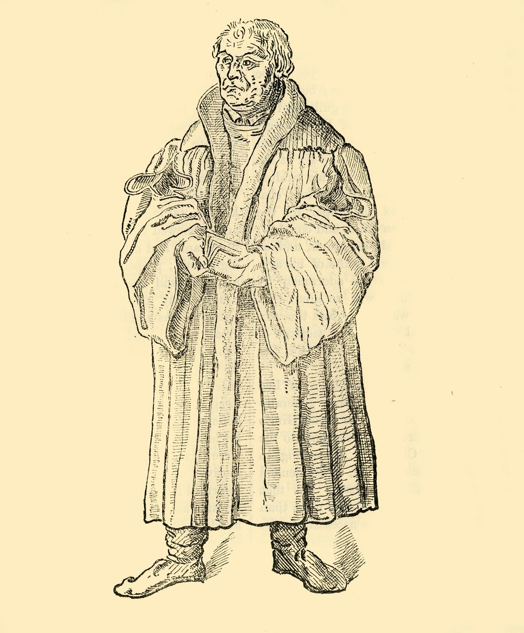 Luther predigt, um 1500-1520, 1890 von Unbekannt