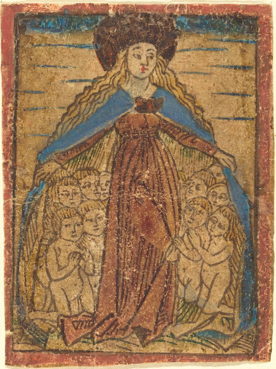 Madonna als Beschützerin von Unbekannt