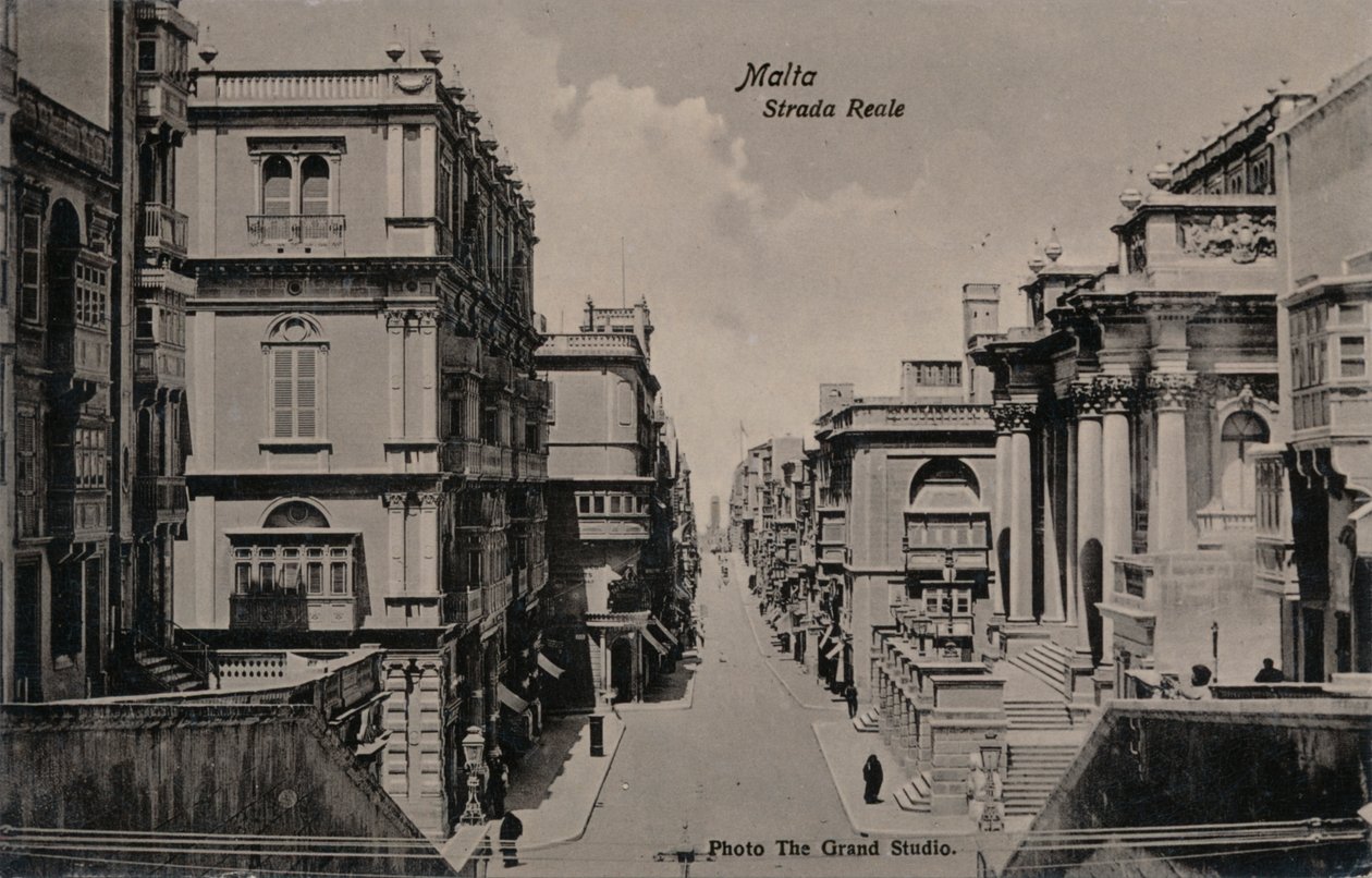 Malta - Strada Reale von Unbekannt