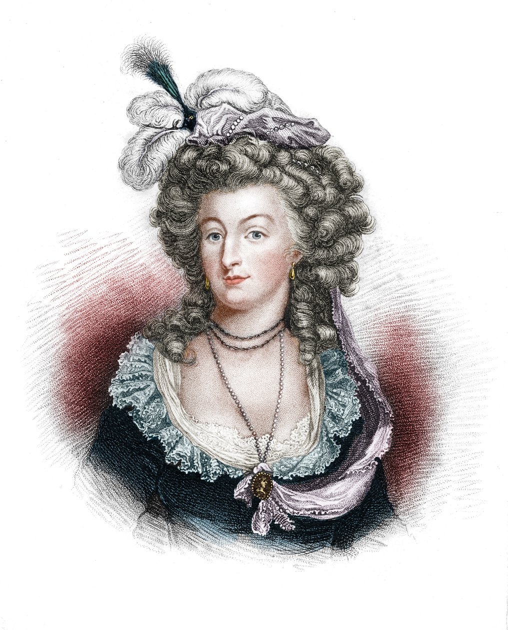 Marie Antoinette, Königin von Ludwig XVI. von Frankreich, 1843 von Unbekannt