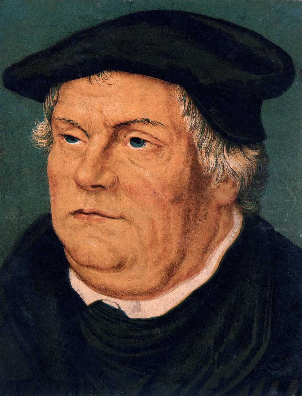 Martin Luther, deutscher protestantischer Reformator des 16. Jahrhunderts, 19. Jahrhundert von Unbekannt
