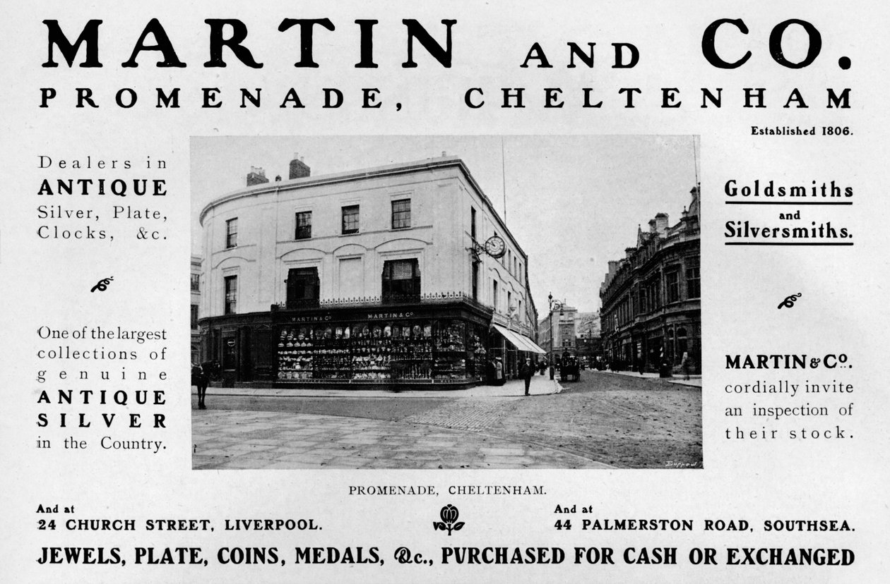 Martin und Co., Promenade, Cheltenham, 1909 von Unbekannt