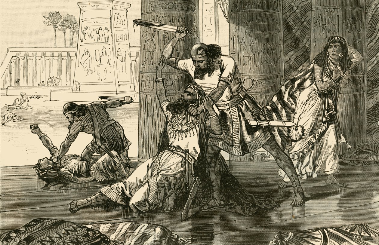 Massaker an den Hiwitern durch Simeon und Levi von Unbekannt