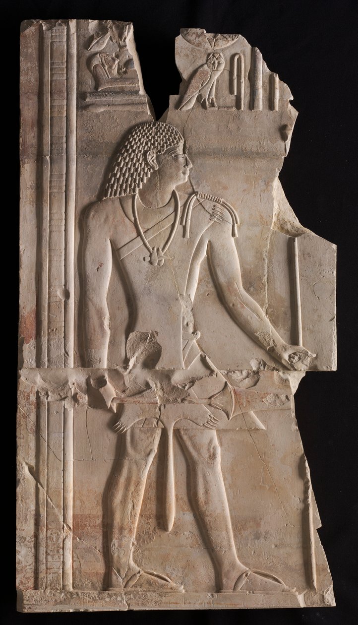 Mentuemhat als Priester mit Stab und Zepter, ca. 667-647 v. Chr. von Unbekannt
