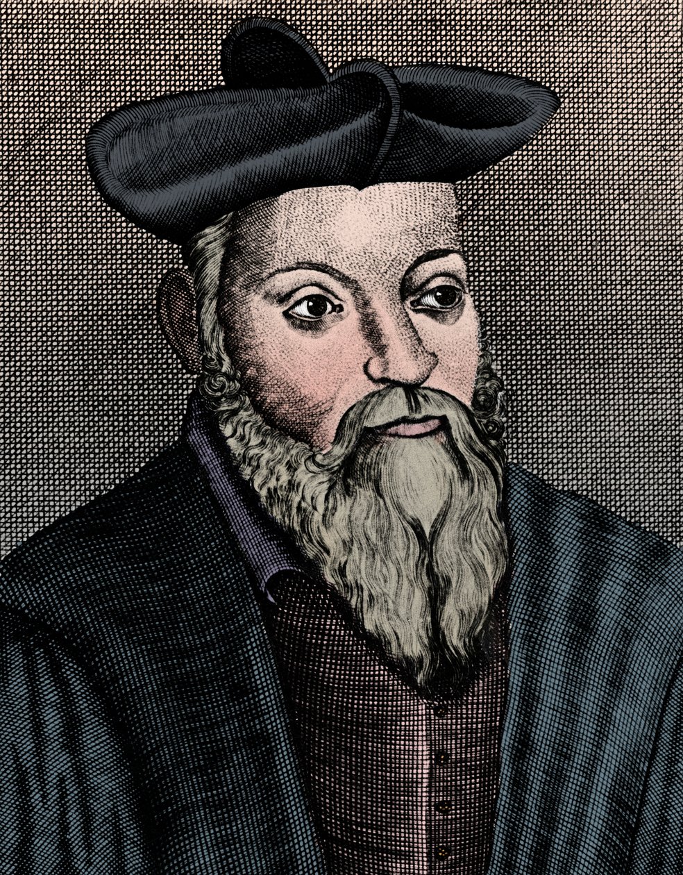 Michel Nostradamus 1503-1556, französischer Arzt und Astrologe, 17. Jahrhundert von Unbekannt