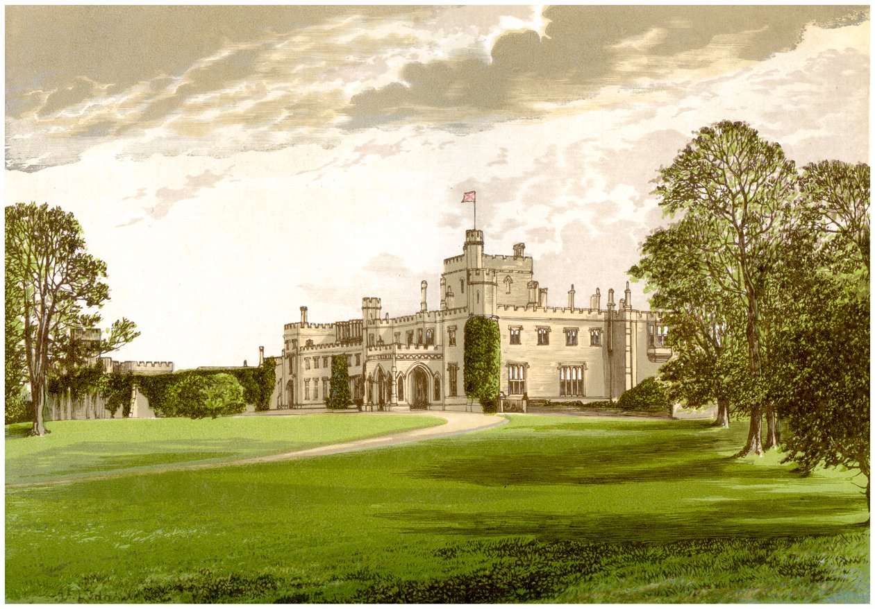 Moreton Hall, Cheshire, Heim der Familie Ackers, ca. 1880 von Unbekannt