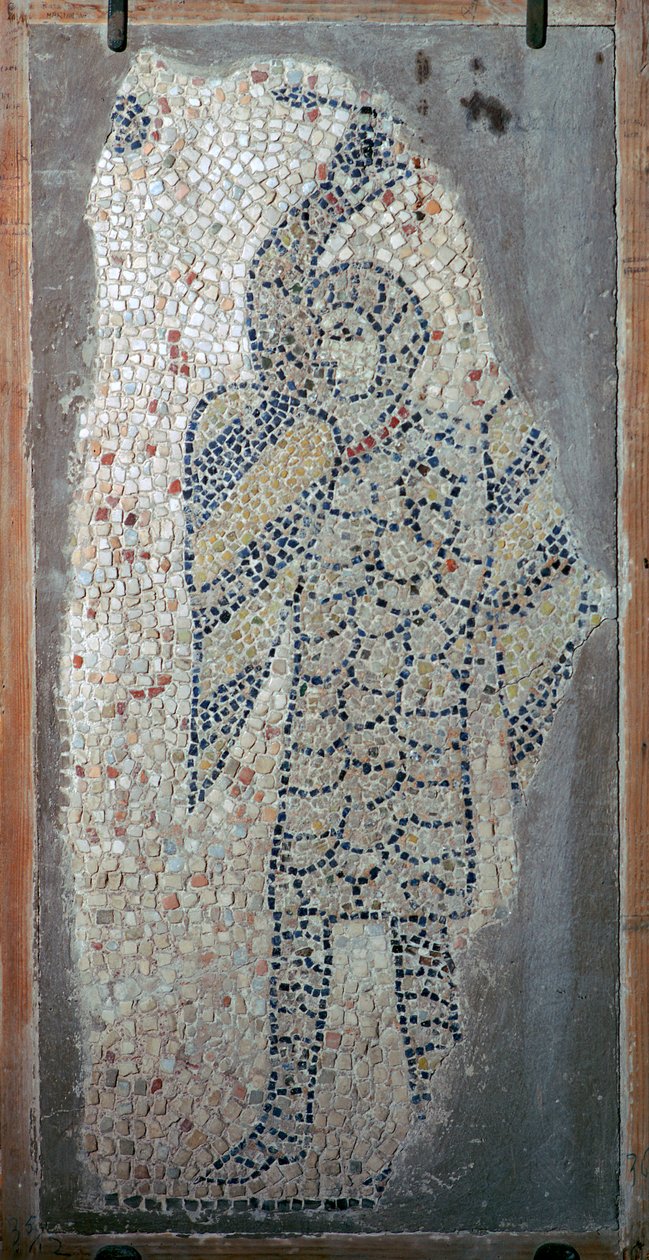Mosaik eines Kreuzfahrers aus dem vierten Kreuzzug, 13. Jahrhundert von Unbekannt