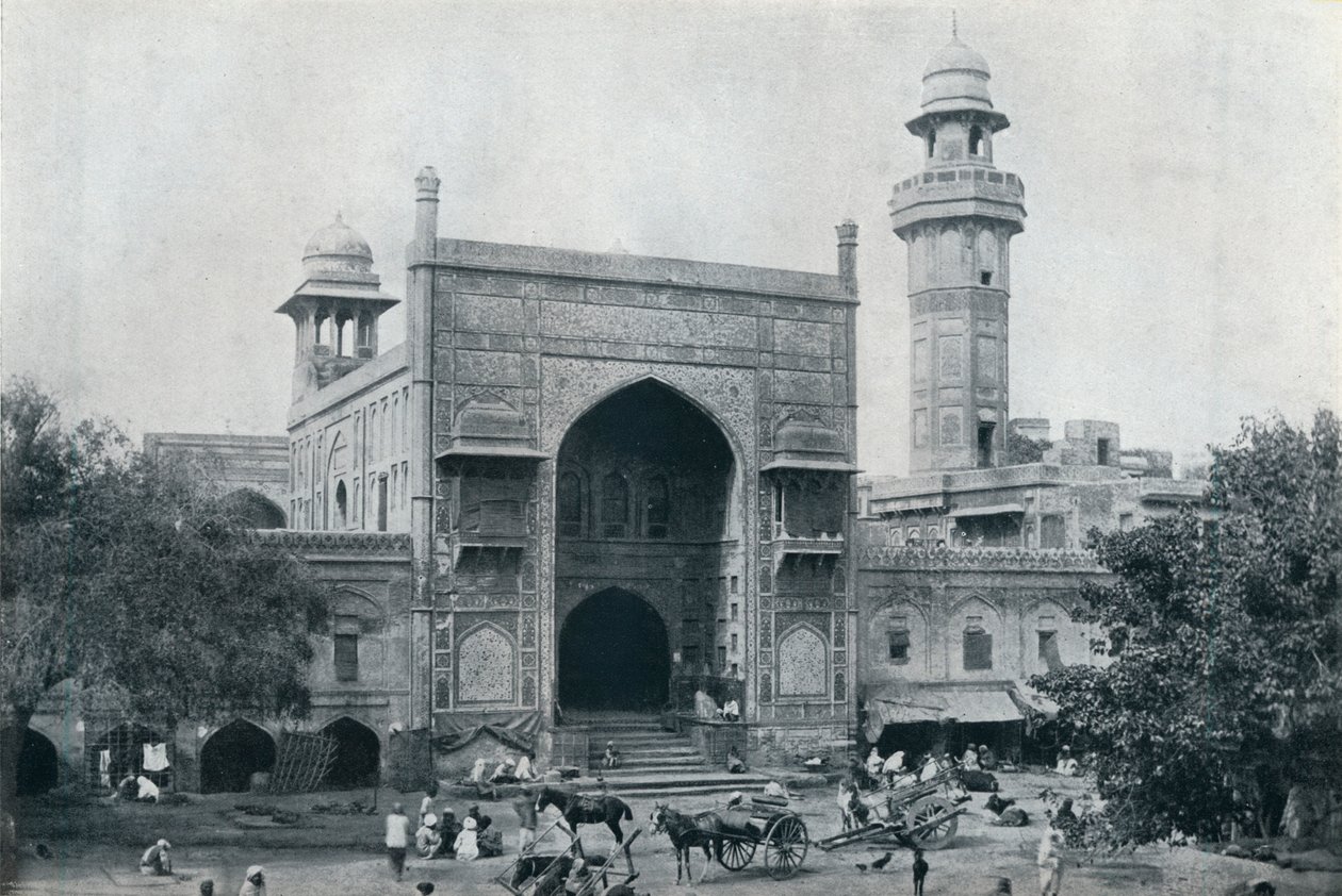 Moschee von Wazir Khan, Lahore, um 1942 von Unbekannt