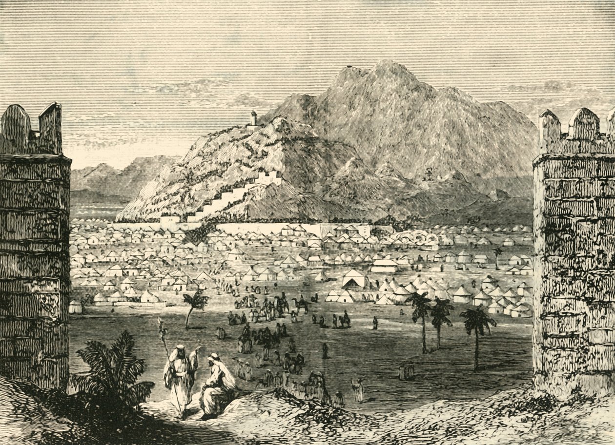 Berg Arafat, nahe Mekka, 1890 von Unbekannt