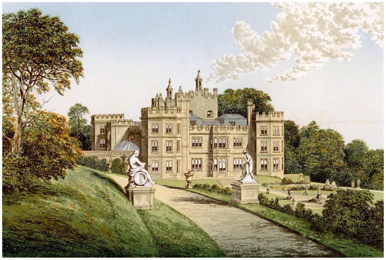 Mount Edgcumbe, Cornwall, Heim von Lord Mount Edgcumbe, ca. 1880 von Unbekannt