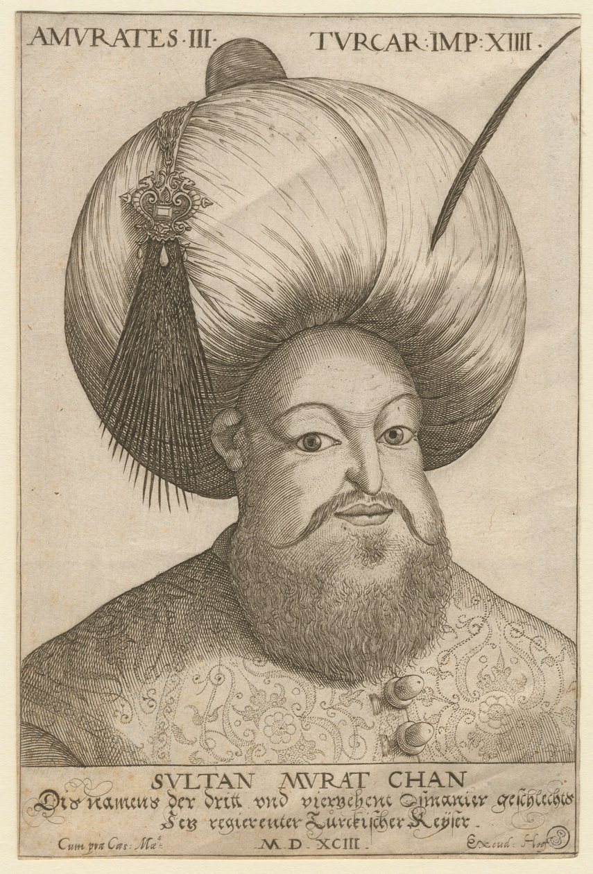 Murad III 1546-1595, Sultan des Osmanischen Reiches, 1593 von Unbekannt