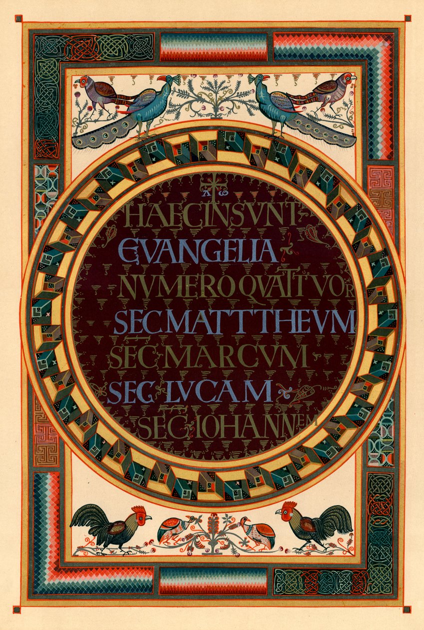 Namen der vier Evangelisten von Unbekannt